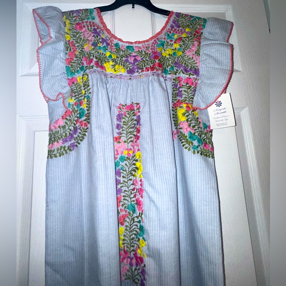 Margarita mercantile blue striped dress